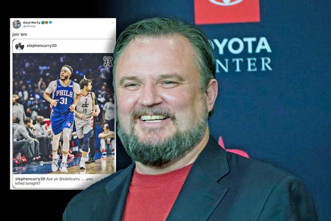 Yes, Sixers President Daryl Morey tampered with Steph Curry.
