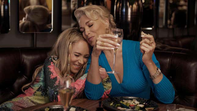 Juno Temple and Hannah Waddingham in Ted Lasso