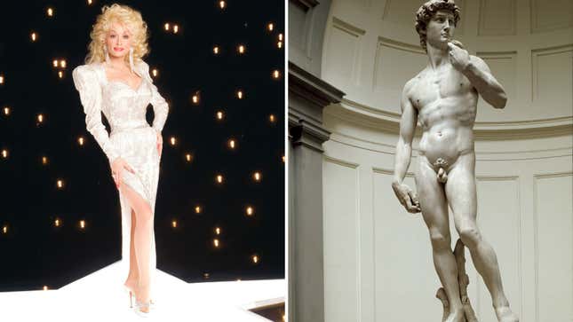 Image for article titled A Dolly Parton Song and Michelangelo&#39;s &#39;David&#39; Are Now in the Crosshairs of Conservative Schools