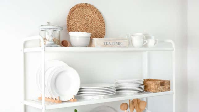 Image for article titled Declutter Your Kitchen With the &#39;One Shelf Method&#39;