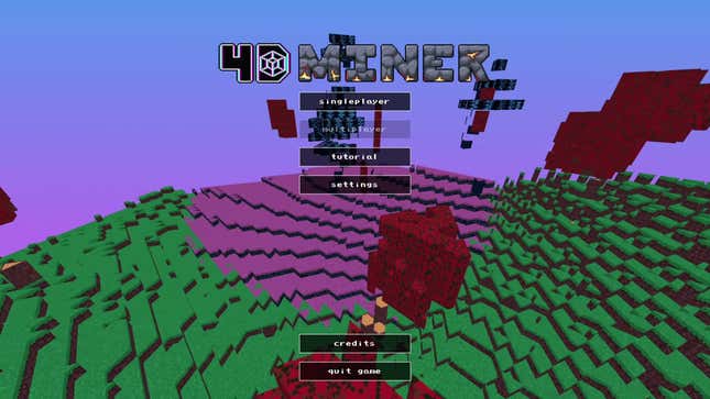 Image for article titled Someone Built a 4D Minecraft Clone