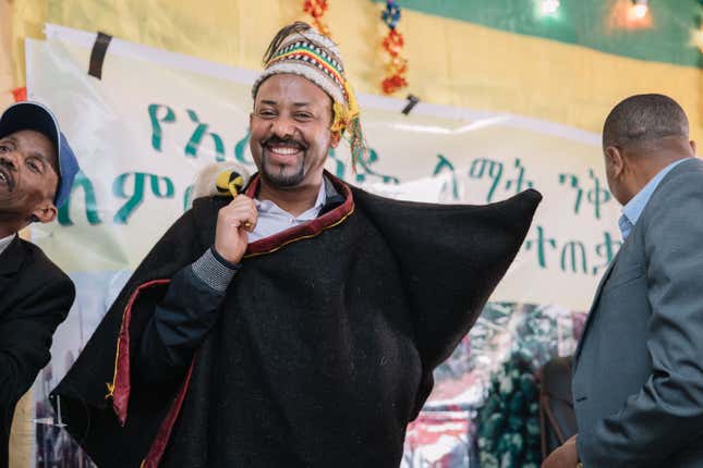 PM Abiy Ahmed's visit to Kusae Kebele wheat cluster site and attending discussion at Enwari town in the Amhara region