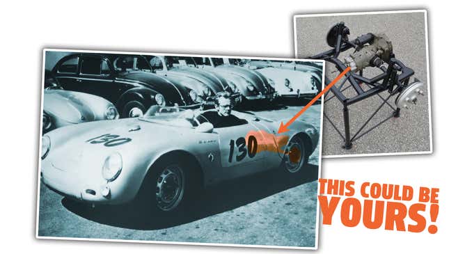 Image for article titled The Transaxle From The Porsche 550 Spyder James Dean Died In Is For Sale