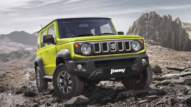 Image for article titled The Suzuki Jimny 5-Door Is the Smallest, Big SUV Around
