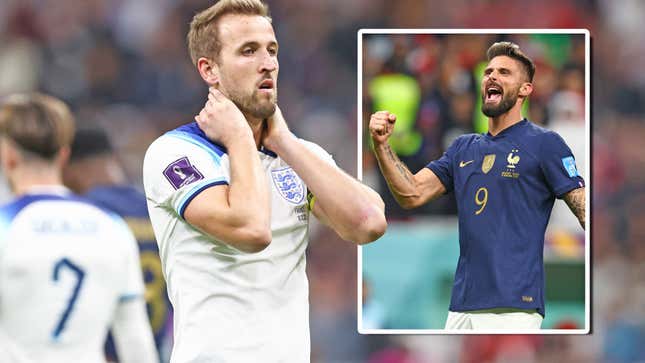 Harry Kane missed a penalty, Olivier Giroud didn’t. France moves on. 