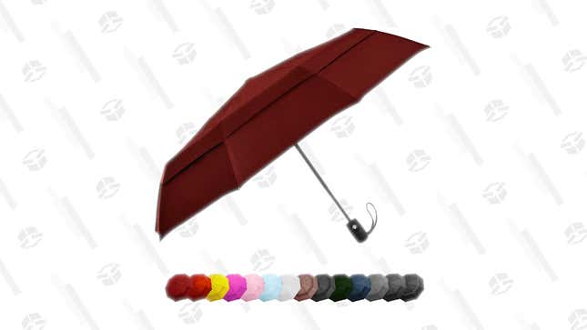 This umbrella is perfect for commuting or travelling and comes in an array of colors. 