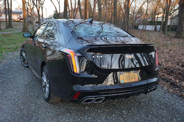 Image for article titled 2023 Cadillac CT4-V Series: It’s Hard Not Being Number One