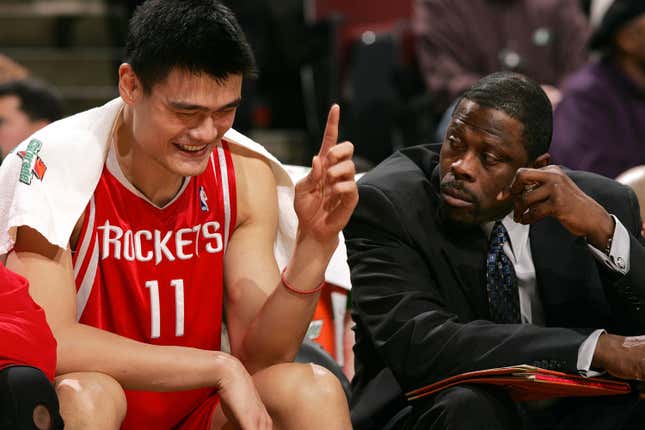 Yao Ming and Patrick Ewing