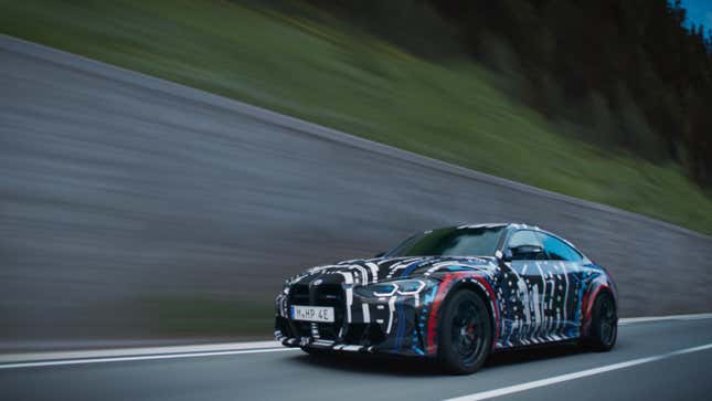 Image for article titled The BMW M Division Is Testing a Quad-Motor EV Concept