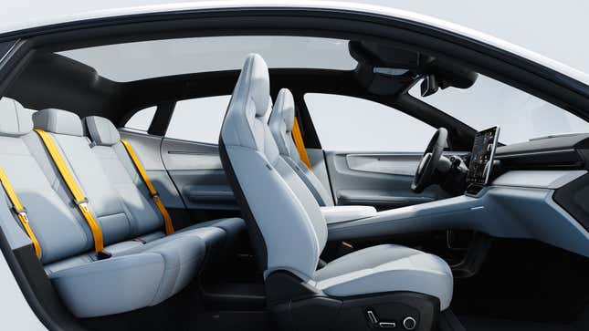 Imagen para el artículo titulado Polestar presenta su ambicioso eléctrico Polestar 4, un SUV Coupé sin luna trasera