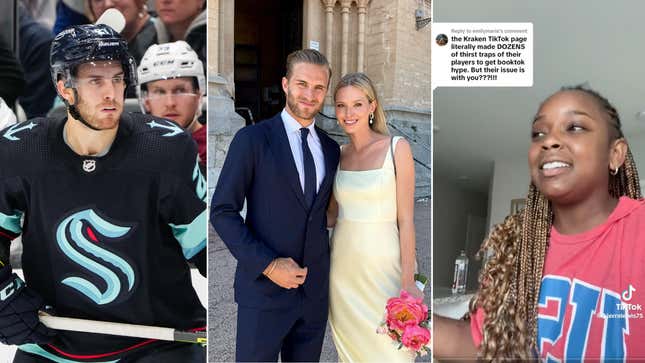 Image for article titled Hockey Player’s Wife Wants Thirsty BookTokers to Stop ‘Sexually Harassing’ Her Husband