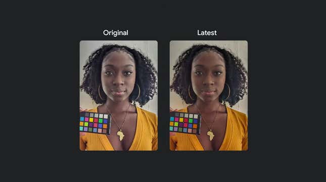 Google’s new algorithm is better at adjusting edits based on skin tone. 