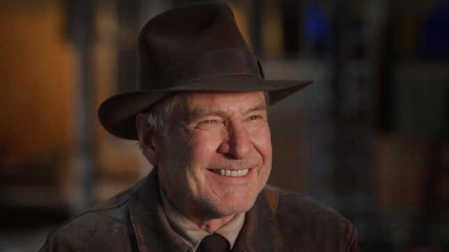 harrison ford smiling.