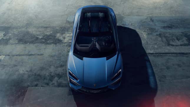 Image for article titled The Lamborgini Lanzador Concept Is A First Look At The First All-Electric Lamborghini