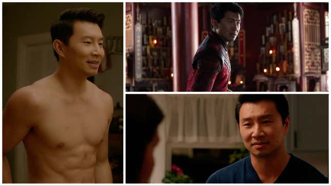 Clockwise from left: Kim’s Convenience (Thunderbird Entertainment), Shang-Chi And The Legend Of The Ten Rings (Walt Disney Motion Pictures), One True Loves (The Avenue)