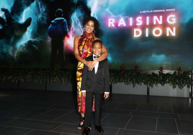 LOS ANGELES, CALIFORNIA - SEPTEMBER 28: Alisha Wainwright and Ja’Siah Young attend the Netflix “Raising Dion” Special Screening at Netflix on September 28, 2019 in Los Angeles, California. (Photo by Roger Kisby/Getty Images for Netflix)