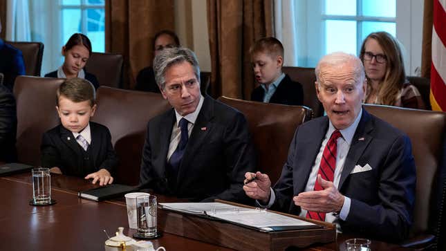 Image for article titled Biden Administration Under Fire For Breaking Child Labor Laws After Half Of Cabinet Revealed To Be Under Age Of 10
