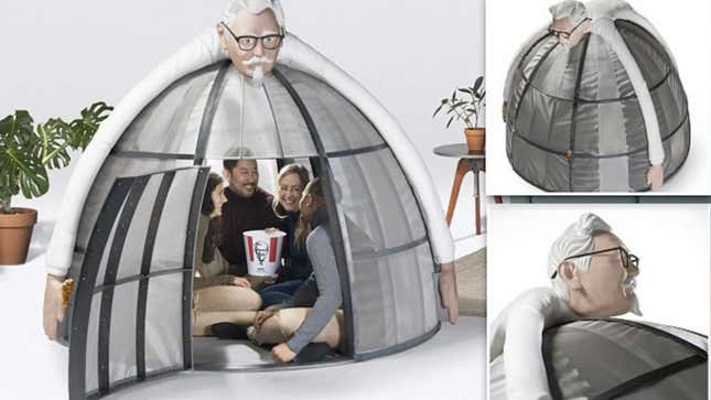 Image for article titled KFC’s Internet Escape Pod Was Ahead of Its Time