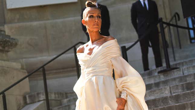  Celine Dion during Paris Fashion Week on July 02, 2019 