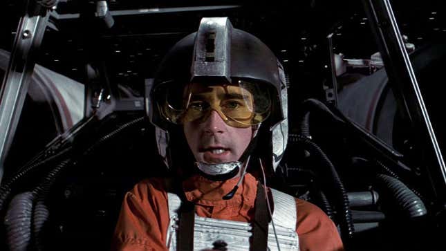Denis Lawson as Wedge Antilles in Star Wars: A New Hope.