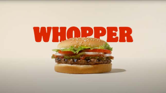 BK Whopper commercial