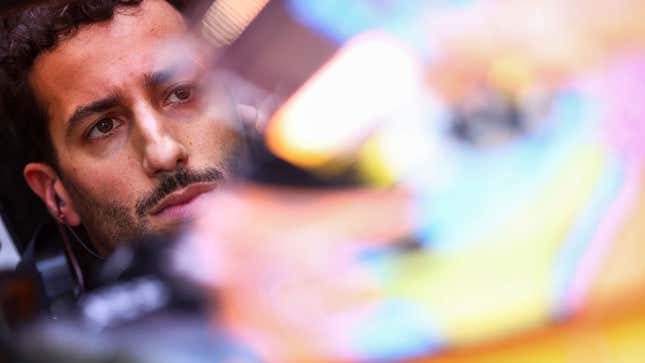 A photo of Daniel Ricciardo at the Brazilian Grand Prix. 