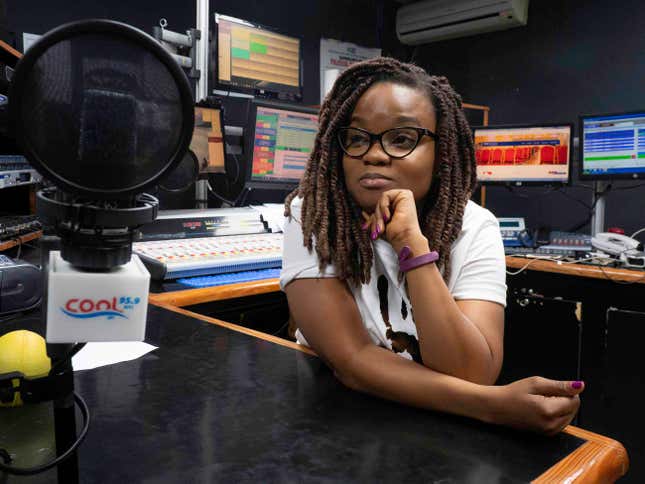 Local DJ Sandra Ezekwesili, with others, started a #StopTheSoot campaign on social media. The government threatened to shut down her radio station in response.