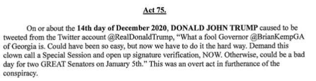 Image for article titled Here Are the 12 Tweets That Helped Get Trump Indicted