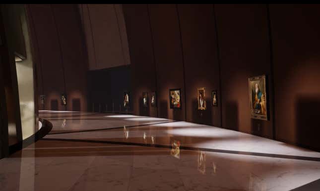 Virtual galleries.