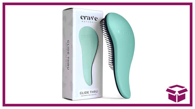 Image for article titled Glide Through Annoying Tangles With An $8 Crave Naturals Detangling Brush, Amazon&#39;s Choice in Hair Brushes