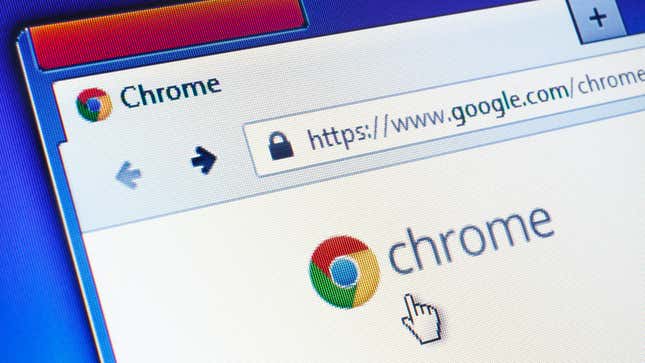 Screenshot of Chrome web browser