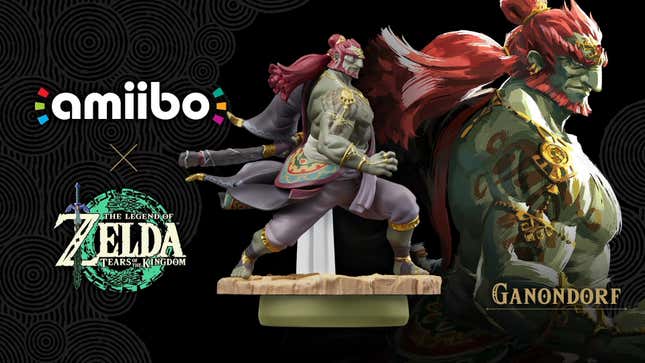 The Ganondorf Amiibo shows him standing in a battle stance.