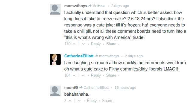 Image for article titled Rainbow-Cake Recipe Inspires Comment Apocalypse