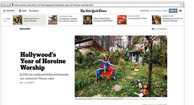Image for article titled Successful online journalism needs good design as much as good content