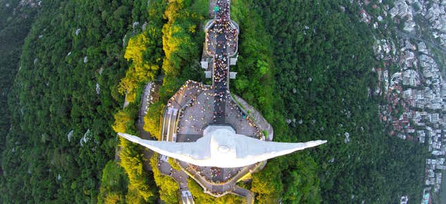 Christ the Redeemer in Rio de Janeiro, Brazil.