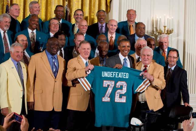 50 years ago the Miami Dolphins completed an undefeated season