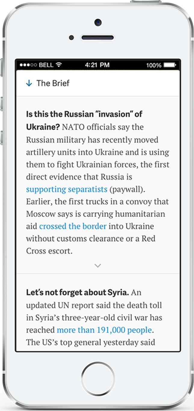 Image for article titled Quartz has a new look—and for the first time, a homepage