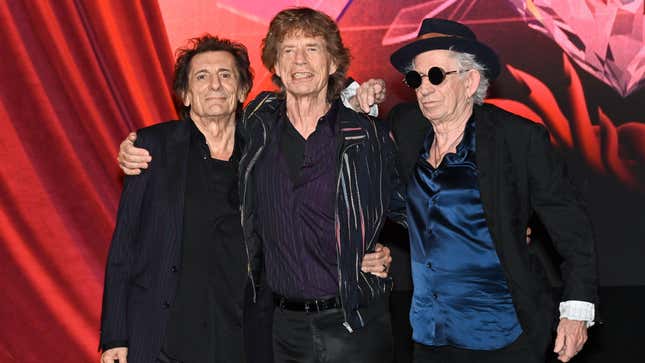 The Rolling Stones at their Hackney Diamonds album announcement