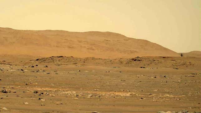 Imagen para el artículo titulado Los vuelos del Ingenuity sobre Marte están a punto de volverse realmente interesantes