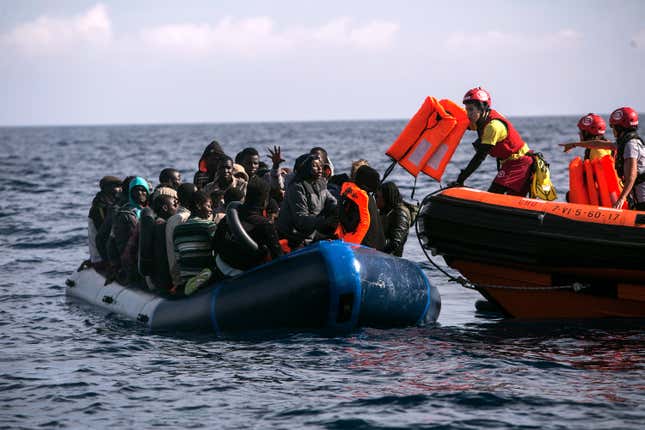 The EU also supported humanitarian rescue operations less.