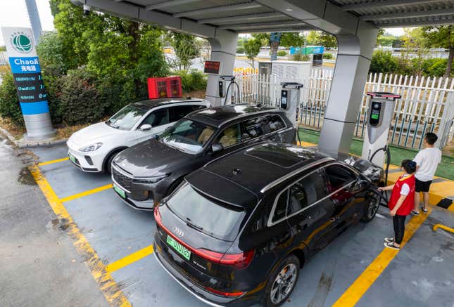 Image for article titled China Will Spend Public Money To Get EV Sales Moving Again