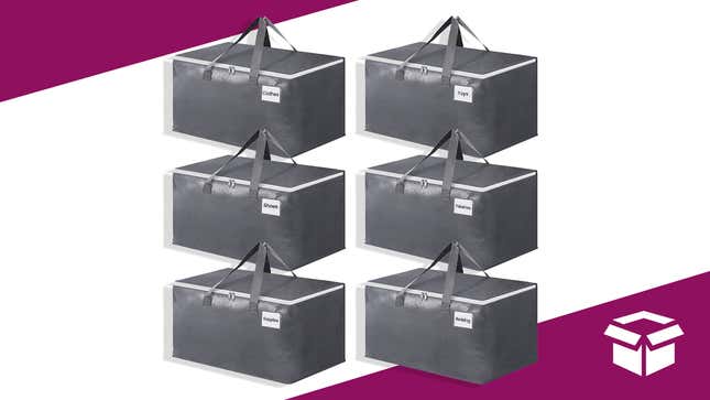 Image for article titled Grab These Six Storage Bags for Just $18 to Help With Your Next Big Move