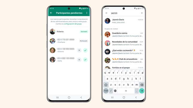 WhatsApp ahora tiene mas control en los grupos y quiénes pueden acceder