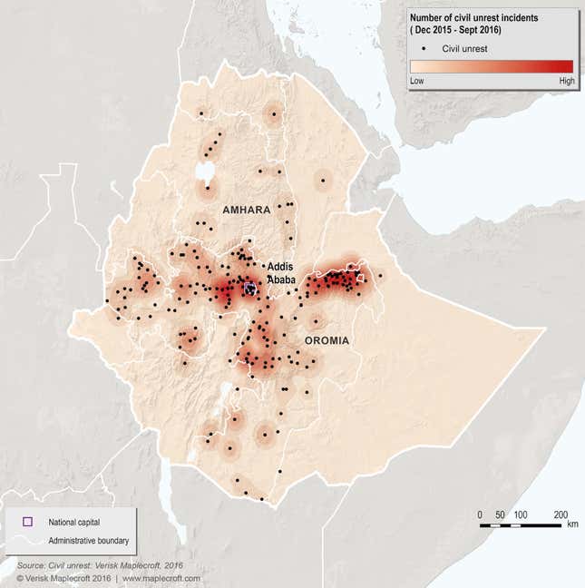 Image for article titled Ethiopia has declared a state of emergency for the next six months