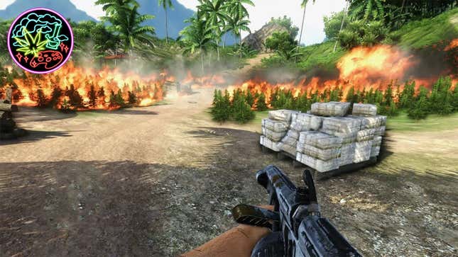 Far Cry 3's weed-burning mission. 