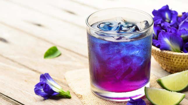 butterfly pea beverage