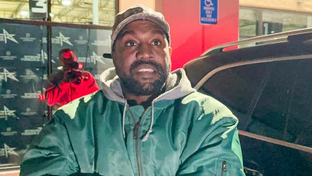Kanye West aka Ye is seen on October 28, 2022 in Los Angeles, California.