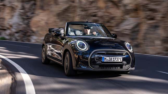 Image for article titled Mini Introduces the Only Convertible EV You Can Buy, But *You* Probably Can&#39;t Buy It