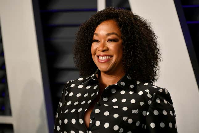 Shonda Rhimes attends the 2019 Vanity Fair Oscar Party hosted by Radhika Jones at Wallis Annenberg Center for the Performing Arts on February 24, 2019 in Beverly Hills, California. (Photo by Dia Dipasupil/Getty Images)