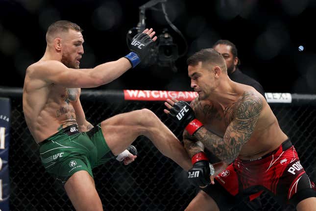Conor McGregor is apparently not done fighting Dustin Poirier, and certainly not done shit-talking him.